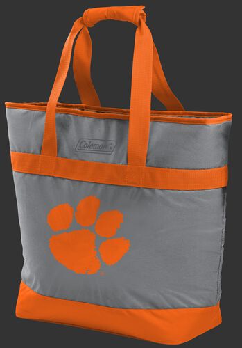 Rawlings Clemson Tigers 30 Can Tote Cooler In Team Colors With Team Logo On Front SKU #07883010111