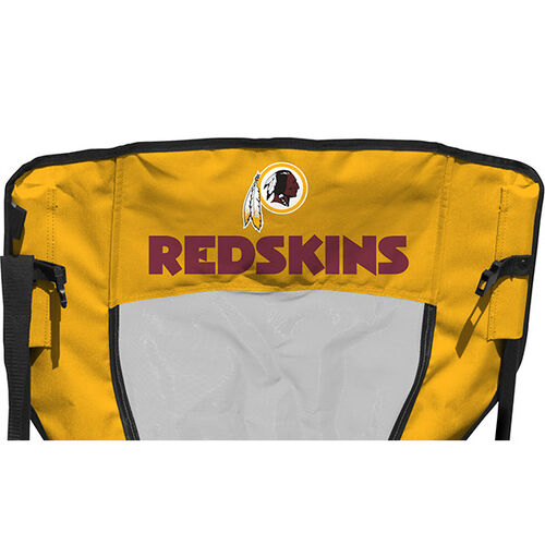 Back of Rawlings Yellow and Burgundy NFL Washington Redskins High Back Chair With Team Name SKU #09211087518