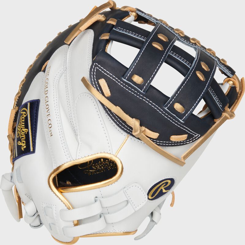 Liberty Advanced Color Series 34 in Catcher's Mitt, White/Navy, Right