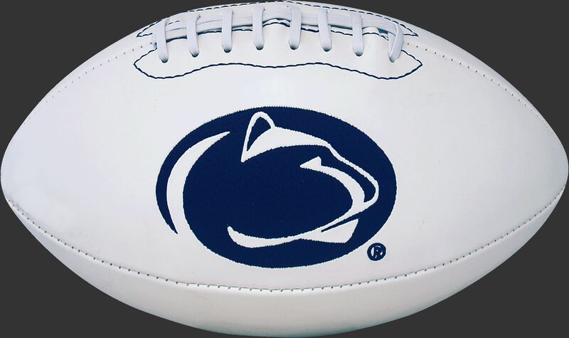 White NCAA Penn State Nittany Lions Football With Team Logo SKU #05733050121