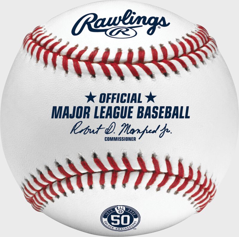 Rawlings MLB 2020 Milwaukee Brewers 50th Anniversary Baseball Rawlings