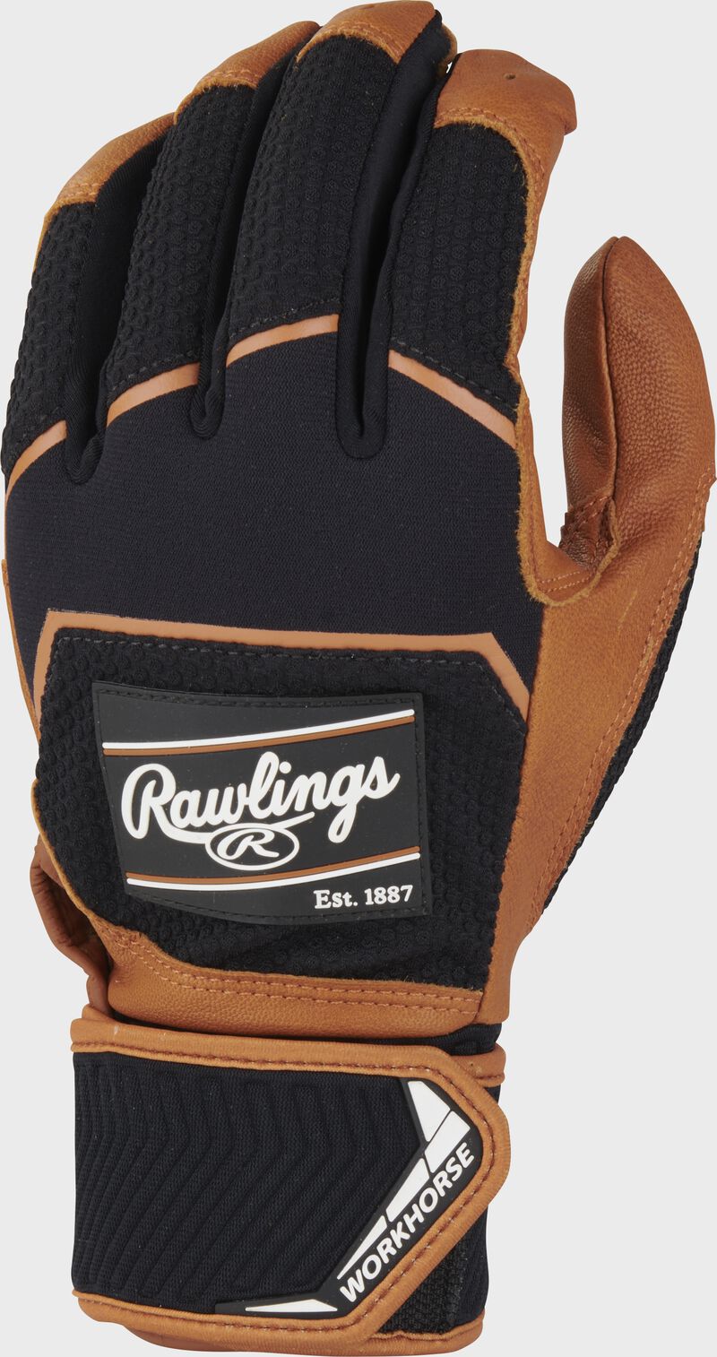 Rawlings Workhorse Compression Strap Batting Gloves, Adult & Youth Sizes