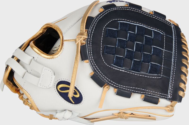 Liberty Advanced Color Series 12 in Fastpitch Glove, White/Navy, Right