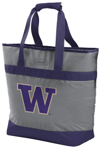 Rawlings Washington Huskies 30 Can Tote Cooler In Team Colors With Team Logo On Front SKU #07883108111