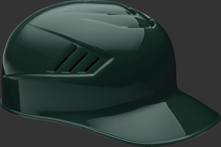 A dark green CFPBH Coolflo adult base coach helmet with Coolflo vents