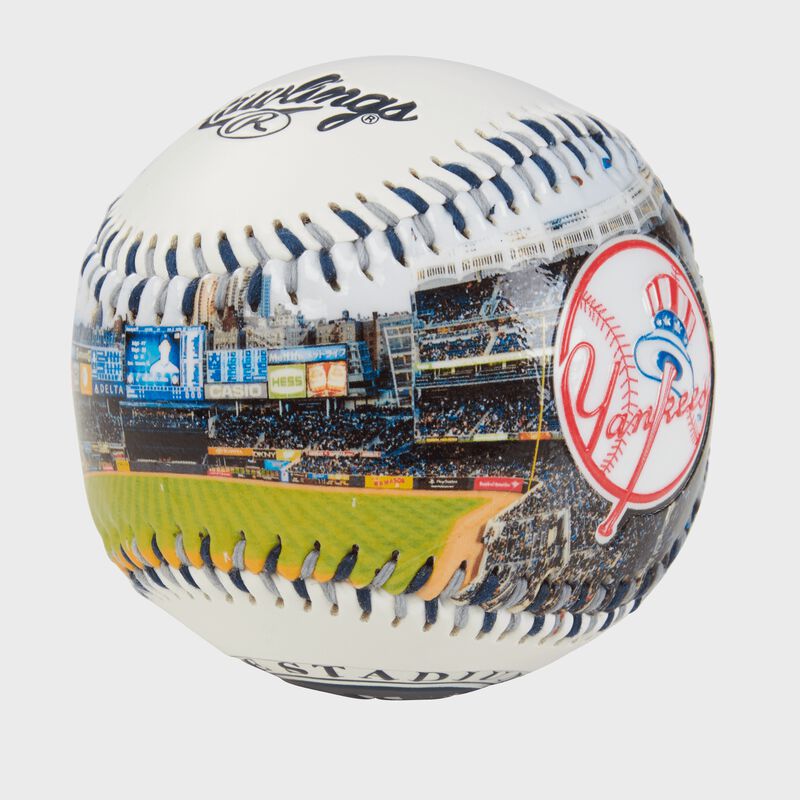 Stadium picture of a New York Yankees stadium baseball