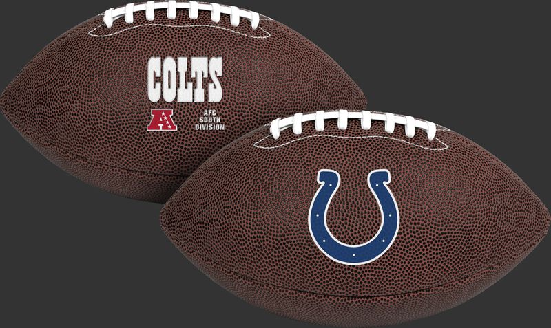 NFL Indianapolis Colts Air-It-Out youth football with team logo and team name SKU #08041070121