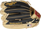 Black Speed Shell back of a Rawlings HOH R2G 12.5-Inch outfield glove with the MLB logo on the pinky - SKU: PROR3028U-6C image number null