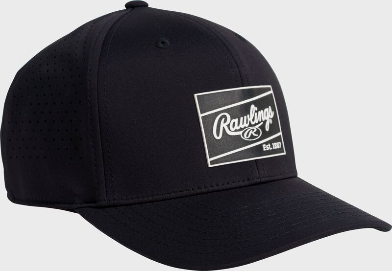 Rawlings Performance Snapback Hat, Black