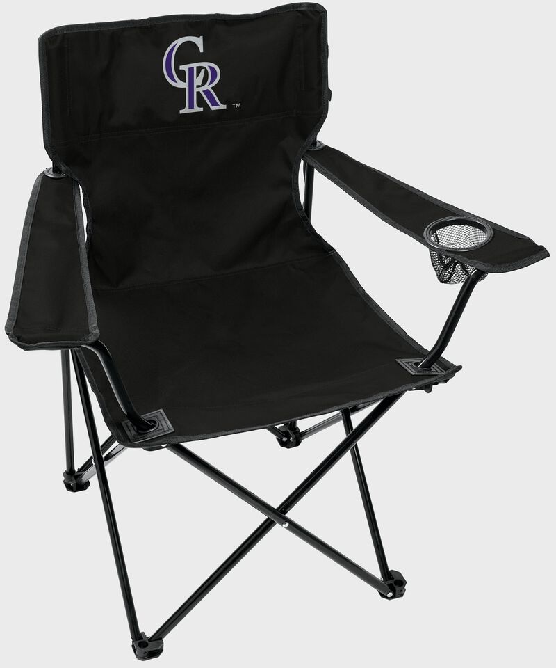 A Colorado Rockies gameday elite quad chair