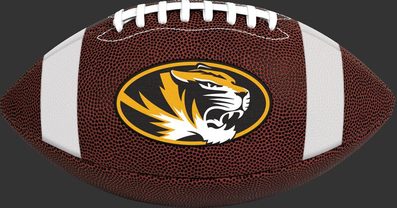 Brown NCAA Missouri Tigers Football With Team Logo SKU #04623086811