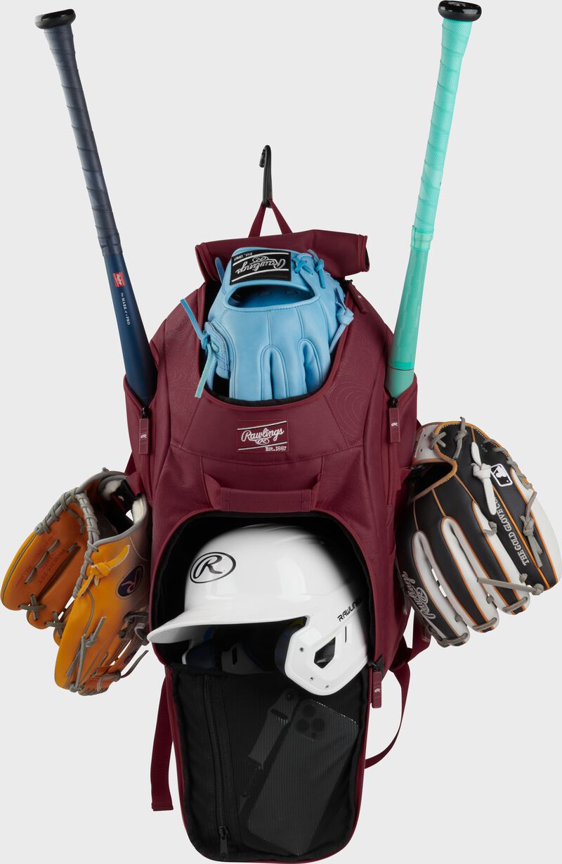 Franchise 2 Players Backpack, Maroon