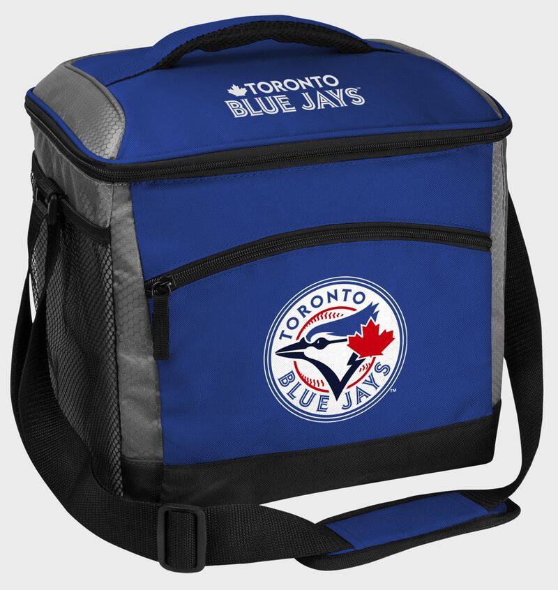 A Toronto Blue Jays 24 can soft sided cooler