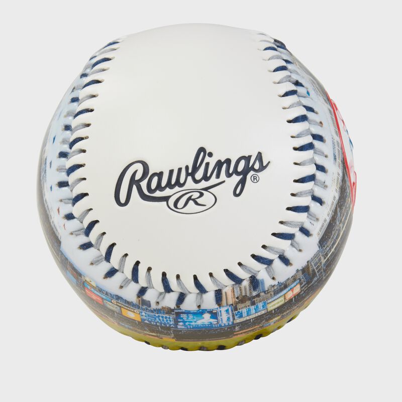 Rawlings logo on a New York Yankees team stadium ball