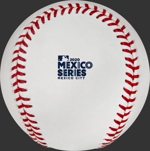 The Mexico Series logo stamped on an official MLB baseball - SKU: ROMLBMS20