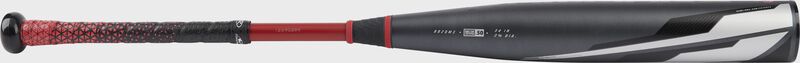 A black Rawlings Quatro Max BBCOR bat - SKU: BB2QM3