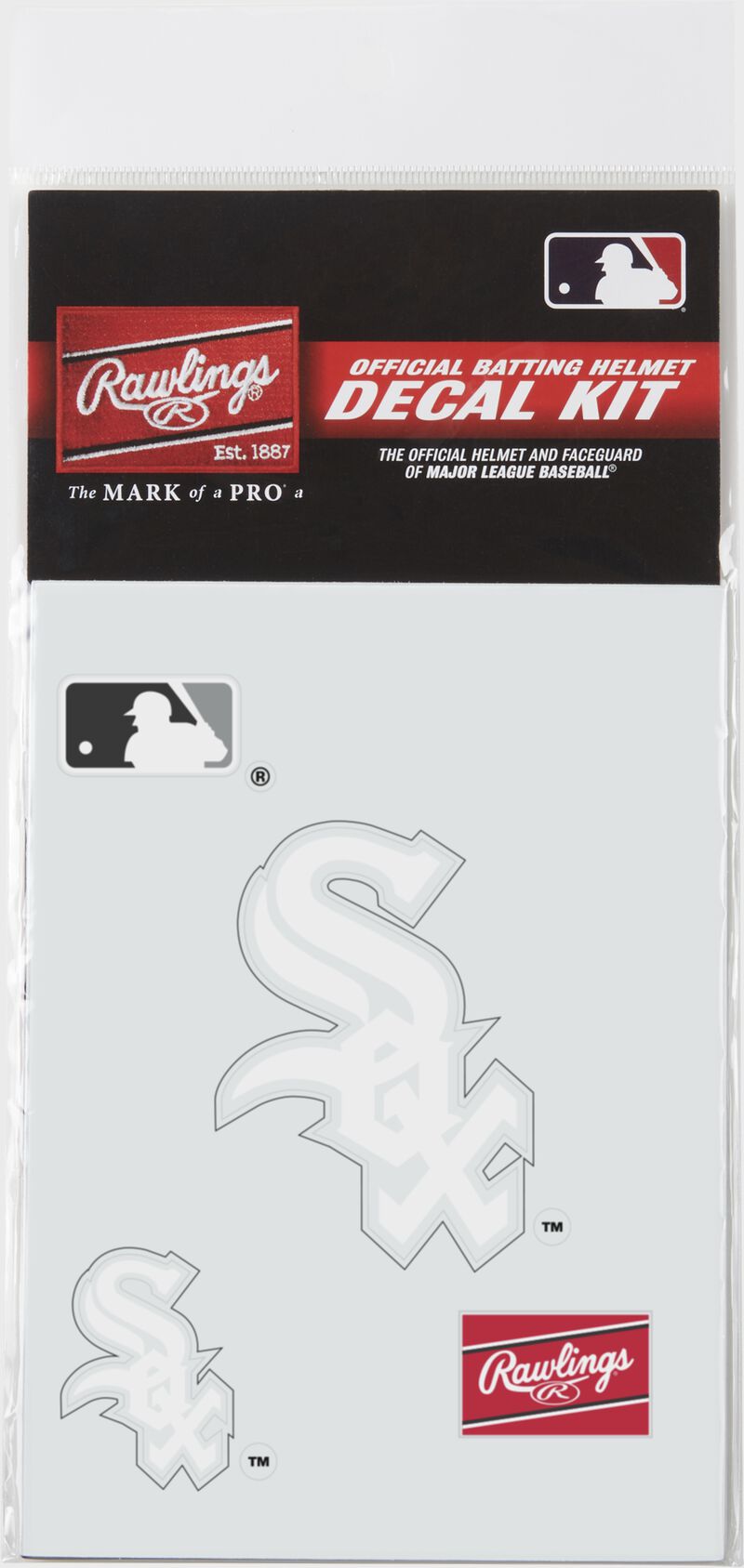 A Chicago White Sox replica decal kit