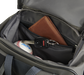 Zoomed-in view of Rawlings Training Backpack with wallet, keys, and baseball - SKU: R701 image number null