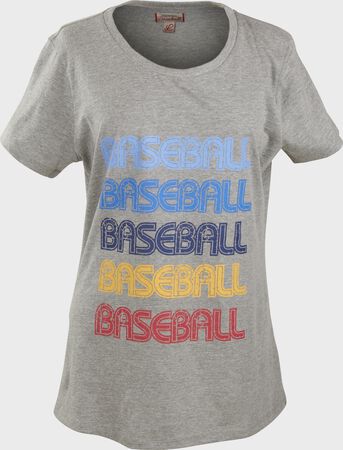Women's Retro Baseball Crew Neck Shirt