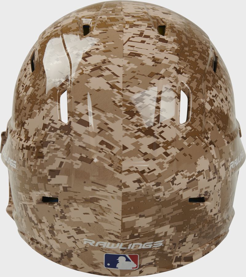 Back view of Mach EXT Digi Camo Hydro Dipped Helmet | Right Handed Batter - SKU: MACHEXTR-DCMO loading=