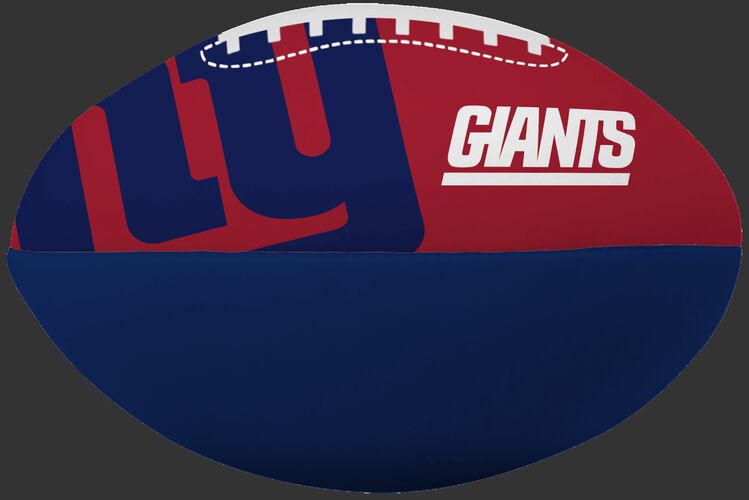 NFL New York Giants Big Boy softee football featuring team logos and printed in team colors SKU #03211078111