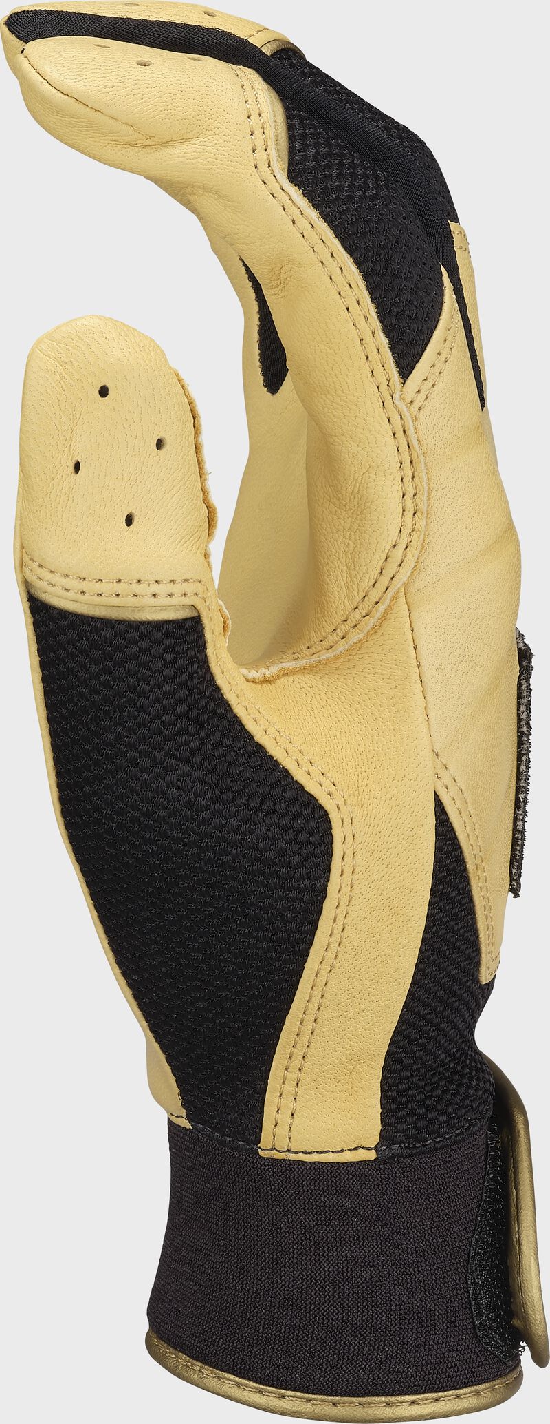 Thumb of a camel/black Pro Preferred batting glove - SKU: PROPRFBG-CMBK