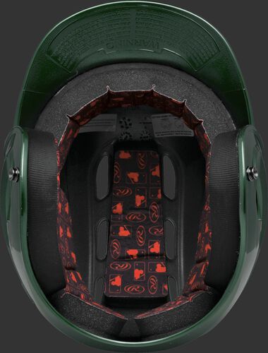 Velo Junior Batting Helmet Dark Green