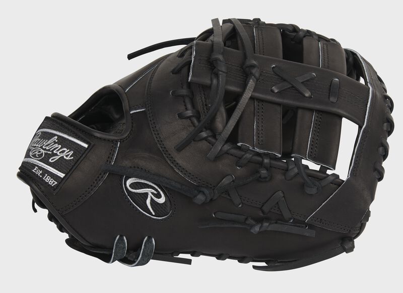 Black thumb of an exclusive 13-Inch Pro Preferred first base mitt - SKU: PROSDCTB