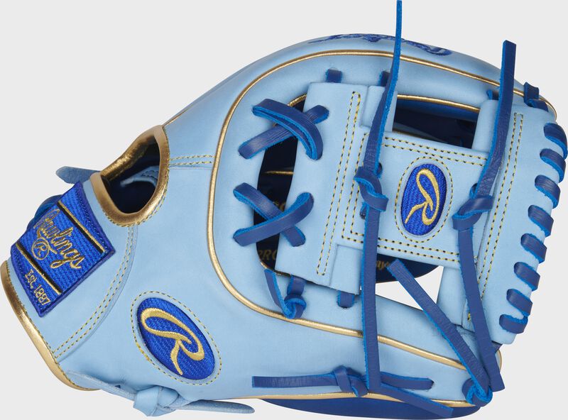 Thumb of a Columbia blue 2022 11.25-Inch HOH R2G ContoUR fit infield glove with a Columbia blue I-web - SKU: PROR312U-2R