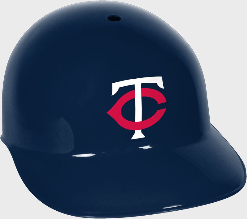 A navy MLB Minnesota Twins replica helmet - SKU: 01950028111 loading=