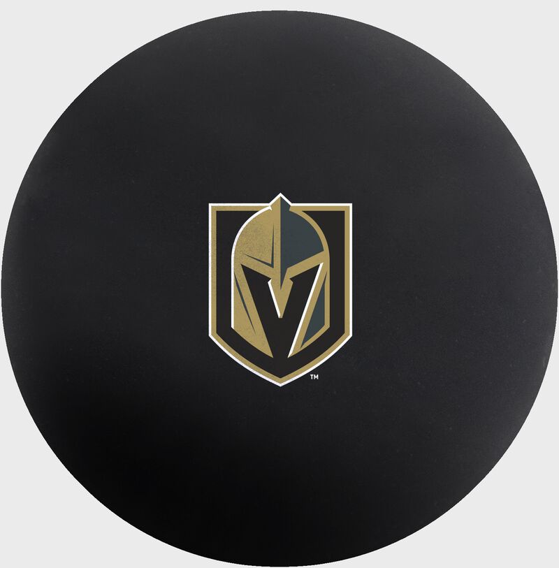 Golden Knights logo on a black Vegas Golden Knights big fly rubber bounce ball - SKU: 06524422111 loading=