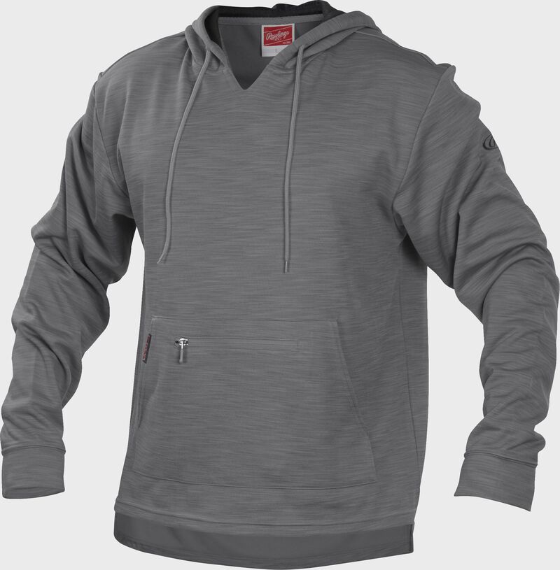 PFH2 Gray Rawlings performance fleece hoodie