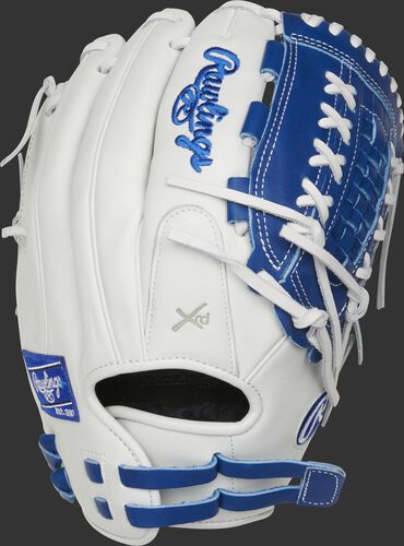 RLA125-18R 12.5-inch Liberty Advanced outfield/pitcher's glove with a white back and adjustable pull-strap