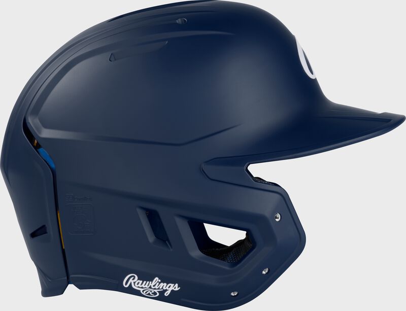 Rawlings Mach Fit Baseball Batting Helmet, Navy