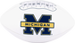 White NCAA Michigan Wolverines Football With Team Logo SKU #05733083121 image number null