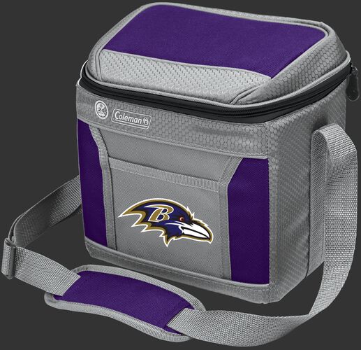 Rawlings Baltimore Ravens 9 Can Cooler In Team Colors With Team Logo On Front SKU #03281092111