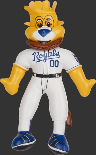 Rawlings MLB Kansas City Royals Mascot Softee With White Team Jersey and White Pants SKU #03770026111