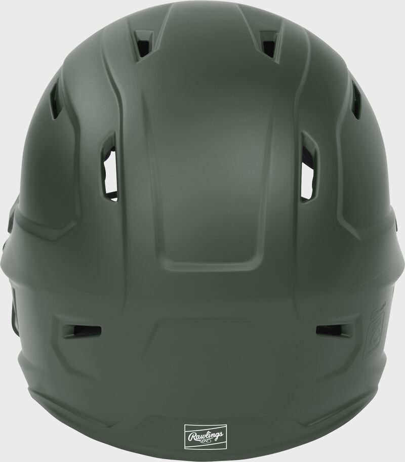 Rawlings Mach Hi-Viz Fastpitch Batting Helmet, Dark Green, Junior