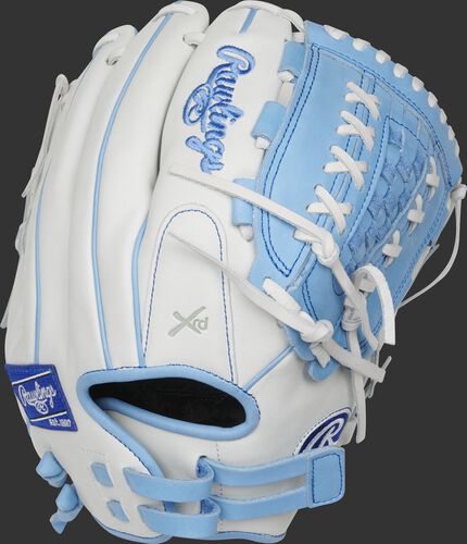 RLA125-18CB 12.5-inch Liberty Advanced outfield/pitcher's glove with a white back and adjustable pull-strap