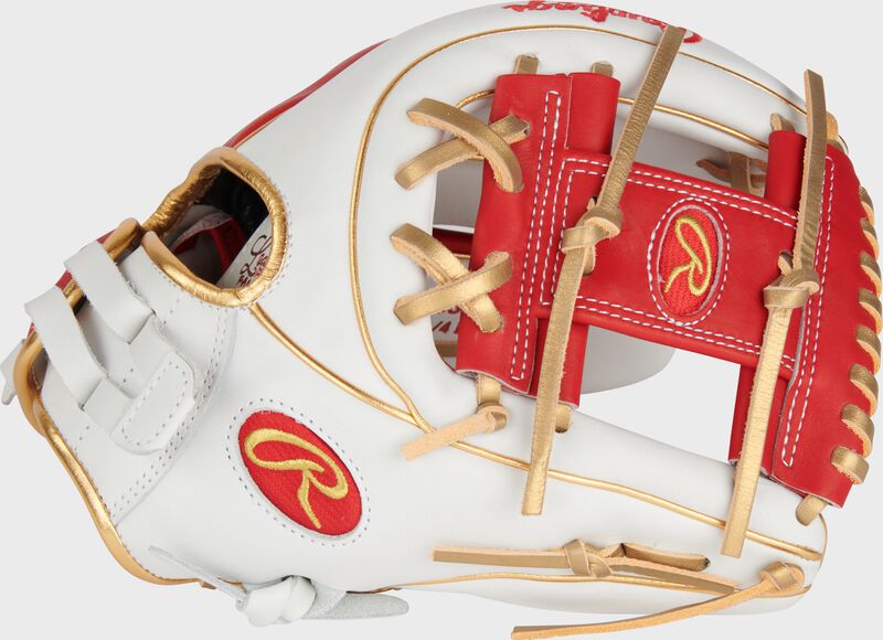 Liberty Advanced Color Series 11.75 in Infield Glove, White/Scarlet, Right