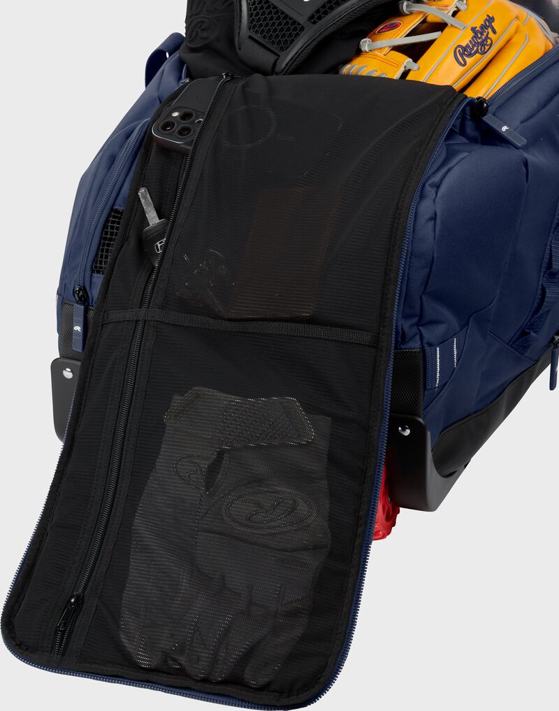 Yadi 2 Wheeled Equipment Bag, Navy