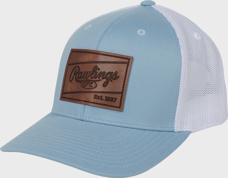 Rawlings Leather Patch Snapback Hat