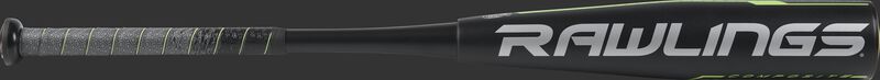 UT9Q12 USSSA Rawlings Quatro Pro with a black barrel and grey/black grip