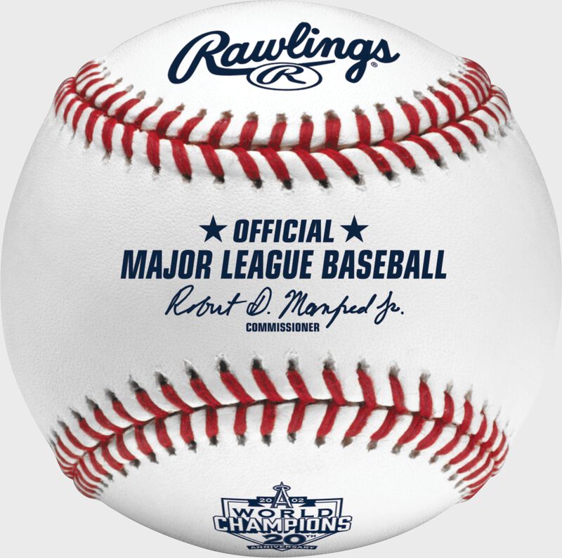 A MLB Los Angeles Angels World Series Champions 20th Anniversary baseball - SKU: RSGEA-ROMLBLAA20-R