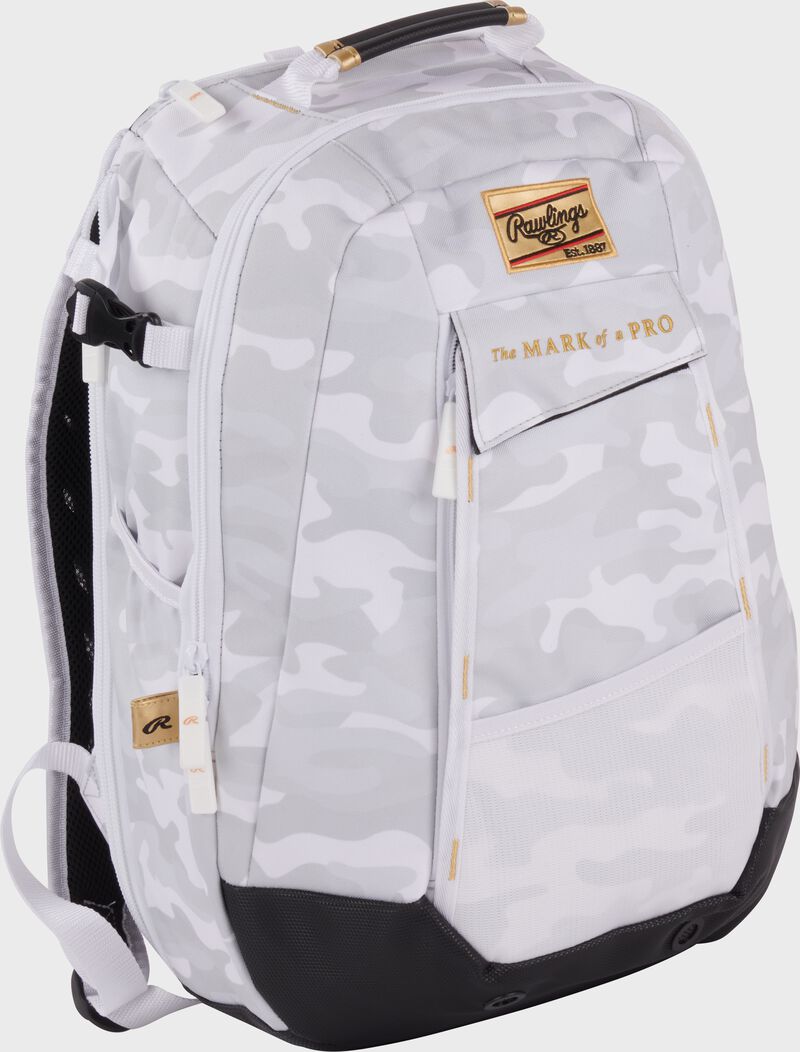 Rawlings Gold Collection Utility Backpack, Snow Camo, RSGGCUBKPK-SNCM