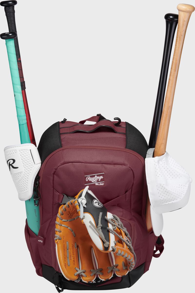 Rawlings Journey Players Backpack, Maroon