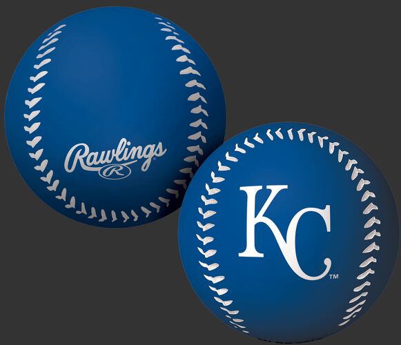 Rawlings Kansas City Royals Big Fly Rubber Bounce Ball With Team Logo on Front In Team Colors SKU #02870026112