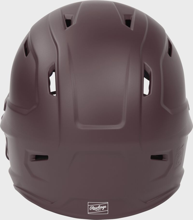 Rawlings Mach Hi-Viz Fastpitch Batting Helmet, Maroon, Senior