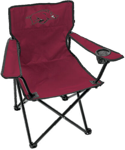 Front of Rawlings Cardinal NCAA Arkansas Razorbacks Gameday Elite Chair With Team Logo SKU #00563069111