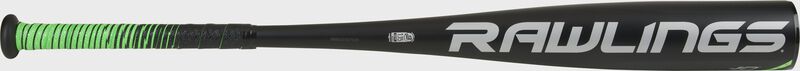 Rawlings logo on the barrel of a 2021 5150 USSSA bat - SKU: UT1510